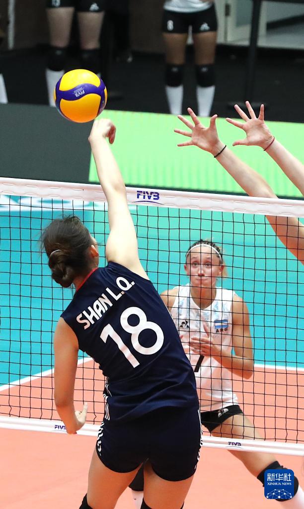 女排世锦赛, 中国队球员, 中国胜阿根 女排世锦赛, 中国队球员, 中国胜阿根
